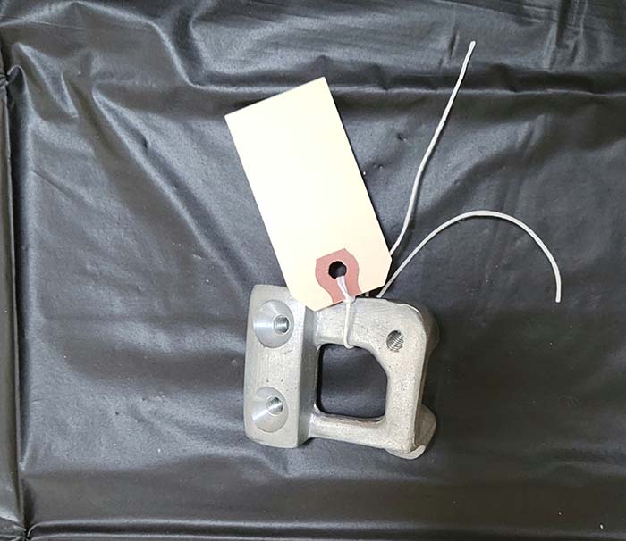 Convertible top buckle casting