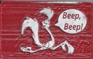 red Roadrunner Plaque