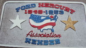 ford mercury plaque