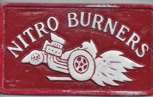 red Nitro Burners Plaque